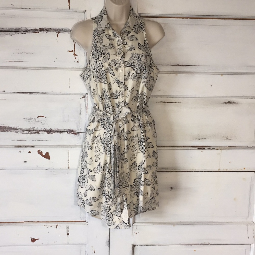 Banana Republic Sleeveless Shirt Dress